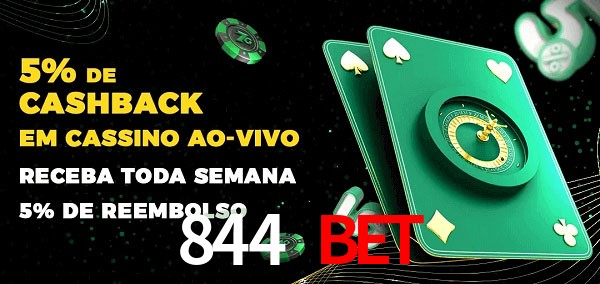 Promoções do cassino ao Vivo 844 bet